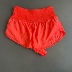 Free People Movement Carpe Diem Shorts, size S, florescent orange